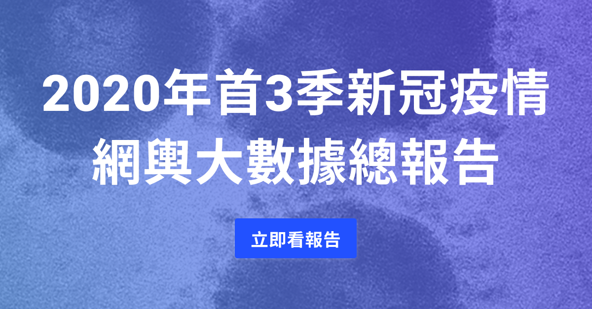 2020年首3季新冠疫情網輿大數據總報告